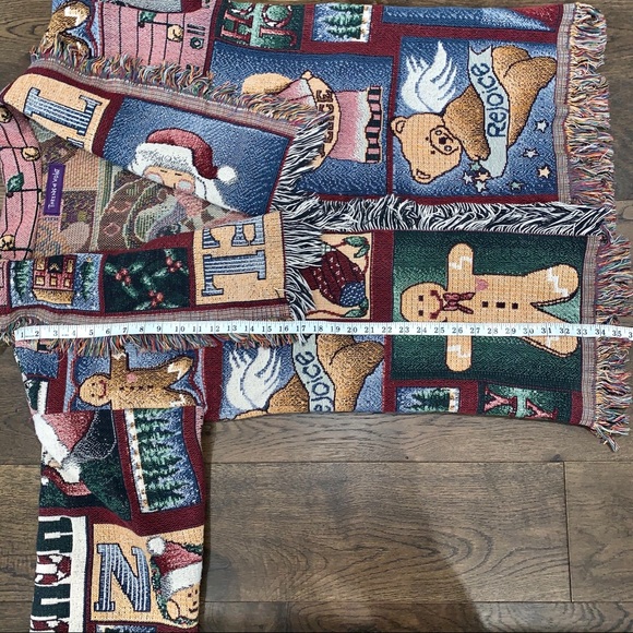 Christmas Woven Tapestry Coat size XL - Picture 8 of 15